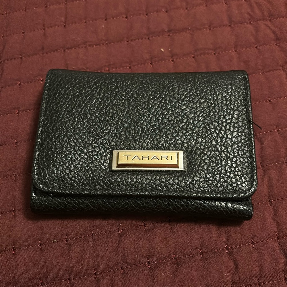 Tahari Black Wallet